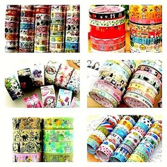 40S/6M/4L Cartoon Washi Tape Set Masking Scrapbook Decor Paper Adhes Sticker (2)