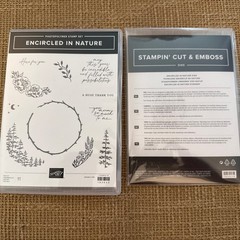 Stampin’ Up! ENCIRCLED IN NATURE Stamp Set & COORDINATING Dies NEW