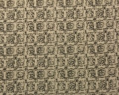 LACEFIELD DESIGNS CASTILLE SMOKE GRAY NATURAL GEO LINEN FABRIC BY THE YARD 54″W