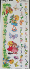 SUZY’S ZOO “BUTTERFLIES & FLOWERS/SPRINGTIME” SCRAPBOOK BORDER STICKER #9738