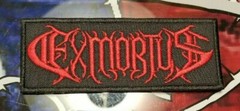 EMBROIDERED EXMORTUS METAL BAND SMALL PATCH (Made To Order)