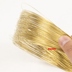 Brass Wires H62 Copper Wire Meatal Round Solid Bare DIY Craft Diameter 0.3mm-5mm
