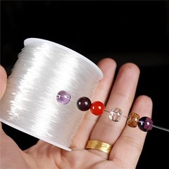 Elastic Bracelet String Cord Stretch Bead Cord for Transparent 230ft/70m(0.7mm)