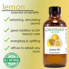 1 fl oz Lemon Essential Oil (100% Pure & Natural) – GreenHealth