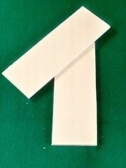 2 Pcs Of 6″ x 2″ x .125″ Ivory Paper Micarta Knife Handle Material 1/8″ Scales