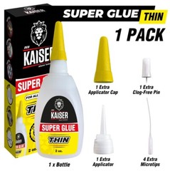 Der Kaiser Thin Cyanoacrylate (CA) Super Glue – 2 oz Bottle