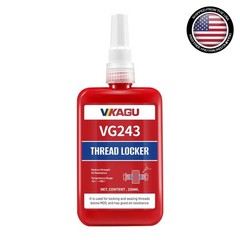 Durable Blue Medium Strength Thread Lock 250ml – Anti-Corrosion & Heat Resistant