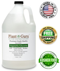 Vegetable Glycerin Bulk 1 Gallons 10.5 lbs. USP 99.9 % Pure Food Grade VG Liquid