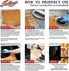 Fiebing’s Leather Dye Black 4 oz + Fiebing’s Acrylic Resolene Neutral – 4 oz