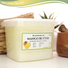 RAW MANGO BUTTER ORGANIC COLD PRESSED PURE 2 OZ 4 OZ 8 OZ-UP TO 12 LB