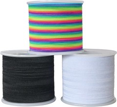 1.0mm Elastic Bracelet String Cord, Crystal Stretch Bead Cord for Bracelets Jewe