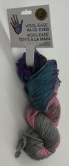 Lion Brand Wool-ease Hand Dyed Yarn “Cotton Candy” 1 Skein #1897