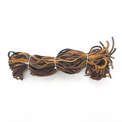 Earth Toned Color Craft Oil Tanned 25 Lace Bundles 72″ x 1/4″ Farmers Bundle