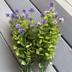 20 pcs Artificial Flowers Outdoor Big Lotus Faux Floral Greenery Shrubs Plants