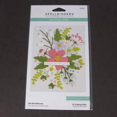 Spellbinders BE BOLD BLOOMS Floral Flowers Metal Cutting Dies S5-502