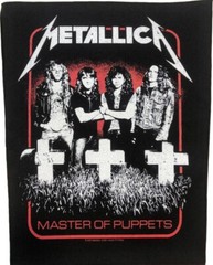 Metallica – Master of Puppets Band – 14″ x 11″ Printed Back Patch
