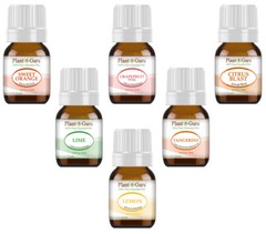 Citrus Essential Oil Set 6 – 5ml 100% Pure Natural Therapeutic Grade Oils, Blend