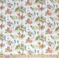 Flannel Nature Baby Kate Ward Thacker Woodland Fabric Print by the Yard D278.50