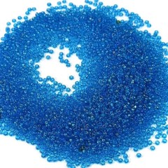 Rocailles 10/0 2.3mm Dark Aqua Rainbow Preciosa Czech Glass Seed Beads 30g CS022