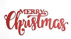 Merry Christmas Script Metal Cutting Die – Holiday Scrapbooking & Card Making