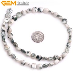 Natural Coin Assorted Stone Beads For Jewelry Making 15″ Size Select 8mm-35mm