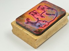 Does Not Apply Stamp Block Wooden Rubber Stamp Craft Tool