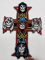 Guns N’ Roses Appetite For Destruction XL Patch: Iron On, Embroidered, 12” X 8”