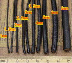 90 Meters Real Full Grain Leather Cord For Bracelet Necklace Jewelry Making