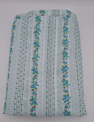 Dimity Vintage Fabric Blue On Blue 45″ Wide By The Yard New