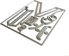 Nurse Clothes Metal Die Cuts, Cutting Dies for Card Making Clearance, Embossing