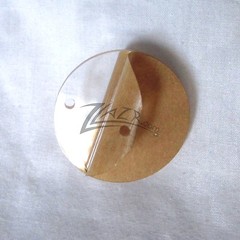 50 1″x1/16″ THIN Acrylic Circle Disc Plexiglass Plastic Custom Keychain hole USA