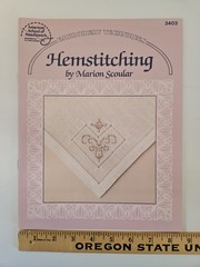 American School of Needlework HEMSTITCHING by Marion Scoular Book 3403 EUC