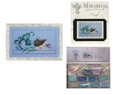 MIRABILIA Cross Stitch PATTERN and EMBELLISHMENT PACK Mermaid Undine MD134