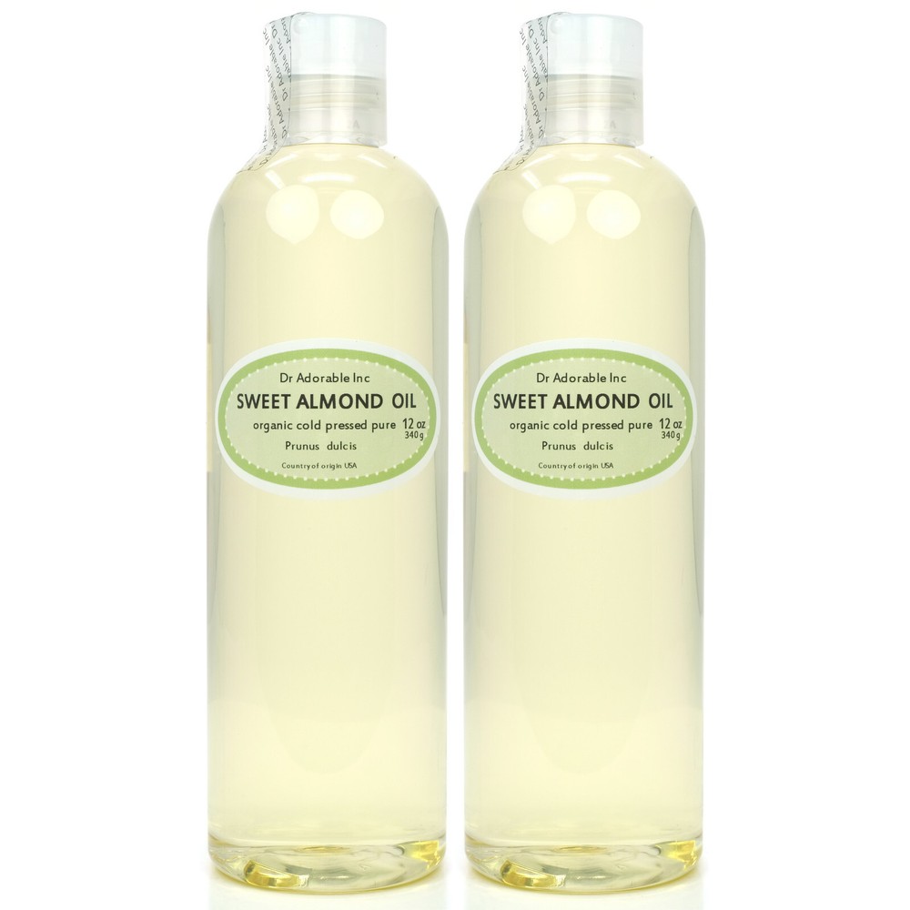 24 Oz Sweet Almond Oil 100% Pure Organic Cold Pressed Best Fresh Multi Purpose