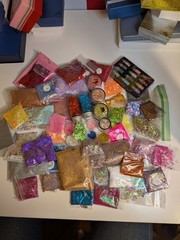Massive Glitter Lot Bulk Resin Nail Art Craft Mix Chunky Fine Sequins Confetti
