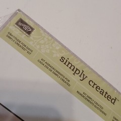 Simply Created Kit, StampinUp! GRATITUDE FOR DAYS, 30 Journaling Cards, NOS