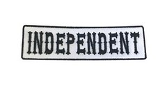 Independent Logo Embroidered Iron On Patch Novelty, Biker, Cosplay Patch