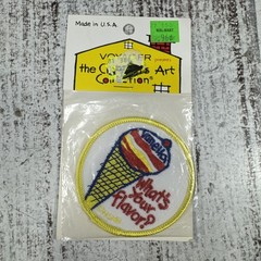 Vintage Voyager Children’s Art Collection “What’s Your Flavor?” Iron On Patch