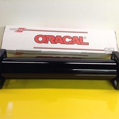 Oracal 651, 24″ x 10 yards Black Gloss 070 Vinyl for Craft,Sign. by precision62