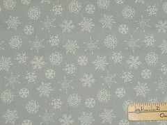 Frosty Fun Light Gray Snowflake Clothworks Fabric by 1/2 Yard Y2008-5