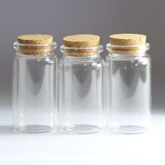 Bottle 5-30 pieces Clear Wishing bottles Vial 50ml Borosilicate Lots 37x70mm