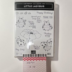 Stampin’ Up! Little Ladybug Cling Stamp Set Rubber Animals & Insects 152384