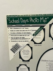 School Days Mat Green 11x14in One 5x7in & Twelve Wallet Size