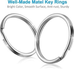 WHOLESALE NEW KEY RINGS 32mm 1-1/4″ Diameter Split Ring 1000 500 100 50