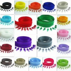5.4 Yard ( 5 Meter ) with 10 Zipper Pullers 3# 20 Colors Nylon Coil Zipper~