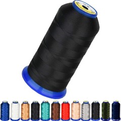 Heavy Duty Thread 1800 Yards Size T70#69 210D/3 All Purpose High Strength Pol…