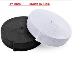 1″ inch Elastic band 1″ inch wide 12 yard ,high quality MADE IN USA