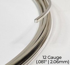 925 Sterling Silver Wire | Square | Dead Soft | 10-24 Gauge | 1-10 Ft | USA