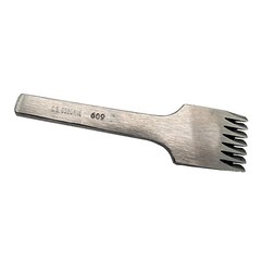C.S. Osborne Pricking Chisel #609 Size 8, 1/8″ Cut, 7 Cuts Per Inch Leather Tool