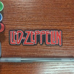 Led Zeppelin Patch Classic Rock Blues Metal Punk Embroidered Iron On 1.25×4.25″